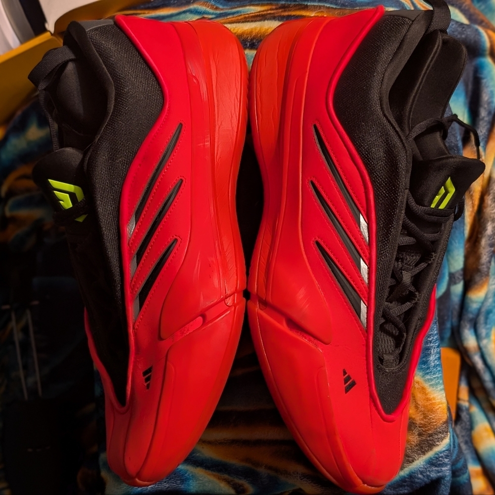 Adidas Harden 9, Size 14, Solo Red